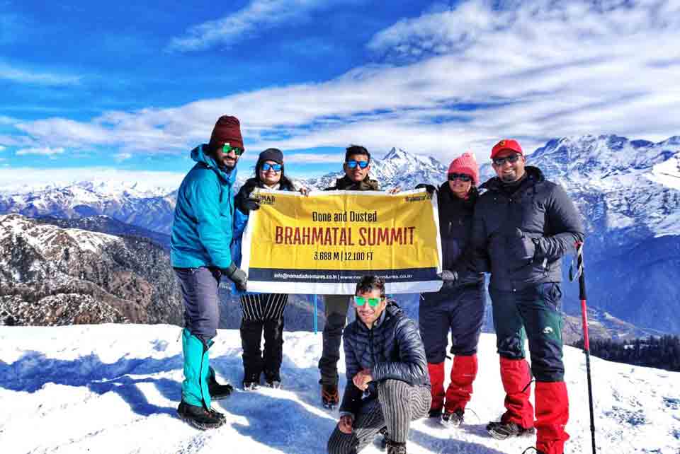 brahmatal trek altitude